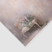 Delicate, zachte mooie elegante bloemen decoupage tissuepapier (Detail)