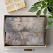 Delicate, Zachte Mooie Elegante Bloemendecoupage Tissuepapier (Geschenk)