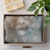 Delicate, Zachte Mooie Elegante Bloemendecoupage Tissuepapier (Geschenk)