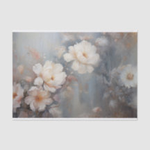 Delicate, Zachte Mooie Elegante Bloemendecoupage