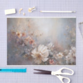 Delicate, Zachte Mooie Elegante Bloemendecoupage Tissuepapier (Craft)