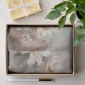 Delicate, Zachte Mooie Elegante Bloemendecoupage Tissuepapier (Geschenk)