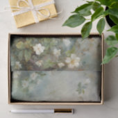 Delicate, Zachte Mooie Elegante Bloemendecoupage Tissuepapier (Geschenk)