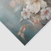 Delicate, Zachte Mooie Elegante Bloemendecoupage Tissuepapier (Detail)