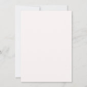 Delicate zachte roze roos trouw uitnodiging (Achterkant)