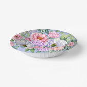 Delicate zomer tuin partij bloemen papieren kommen (Gebogen)