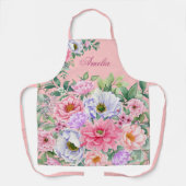 Delicate zomer tuin partij bloemen schort (Voorkant)