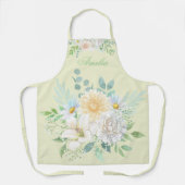 Delicate zomer tuin partij bloemen schort (Voorkant)