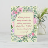 Delicate Zomer Tuin Party Bloemen Decoupage Kaart (Staand voorkant)