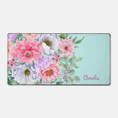 Delicate Zomertuin Bloemen & Naam Bureaumat (Voorkant)