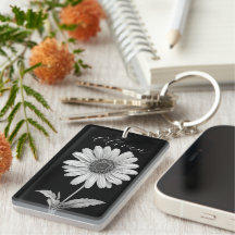 Delicate zwart-wit Daisy