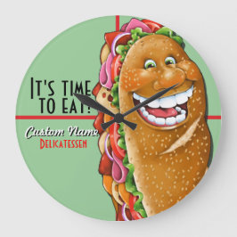 Delicatessen.Sub shop.deli.gepersonaliseerd Grote Klok