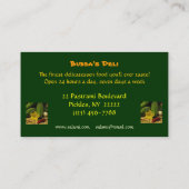 Delicatessen Visitekaartje (Achterkant)