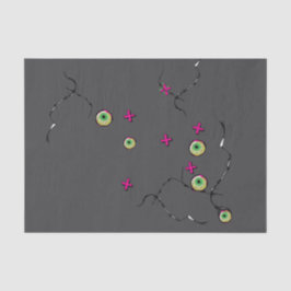 Delicateus Ghoulish Funky Fun Zombie XOXO Tissuepapier