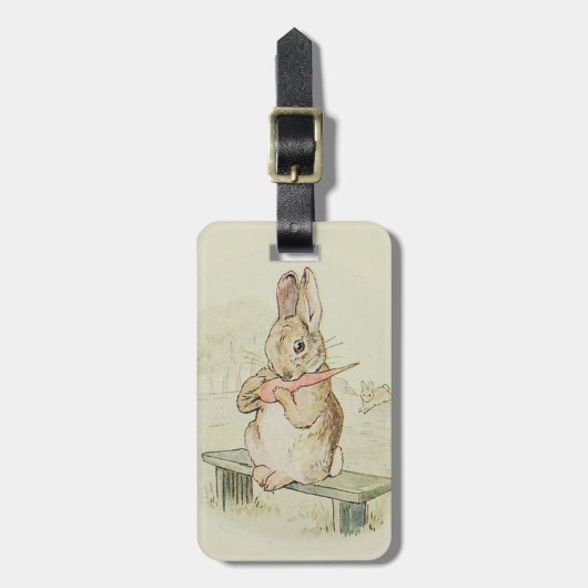 DELICEER  KONINKRIJK/BUNNY TRAVEL LABEL BAGAGELABEL (Voorkant verticaal)