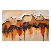 Délices Glacés en Gourmandises Fondantes Foto Afdruk (Voorkant)