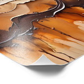 Délices Glacés en Gourmandises Fondantes Foto Afdruk (Hoek)