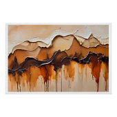 Délices Glacés en Gourmandises Fondantes Perfect Poster (Voorkant)