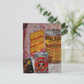 Delicieuze cake- en bakpoeder collage briefkaart (Staand voorkant)