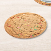 DELICIEUZE COOKIE BISCUIT RONDE KARTONNEN ONDERZETTER (Gebogen)