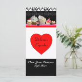 DELICIEUZE CUPCAKES DESERT SHOP, Red Oranje Black (Staand voorkant)