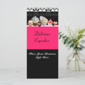 DELICIEUZE CUPCAKES DESERT SHOP, Roze Fuchsia Blac (Staand voorkant)