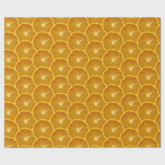 DELICIEUZE ORANJE SLICE CADEAUPAPIER (Vlak)