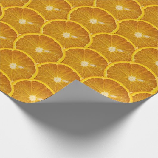 DELICIEUZE ORANJE SLICE CADEAUPAPIER (Hoek)
