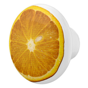 DELICIEUZE ORANJE SLICE CERAMIC KNOB KERAMISCHE KNOP