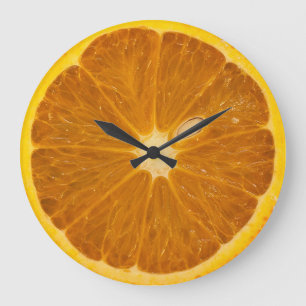 DELICIEUZE ORANJE SLICE- GROTE KLOK