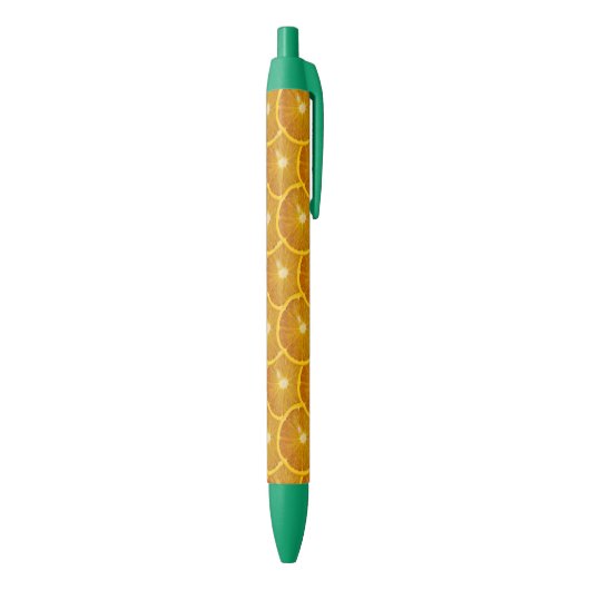 DELICIEUZE ORANJE SLICE ZWARTE INKT PEN (Achterkant (Verticaal))