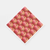 DELICIEUZE RED APPLES NAPKIN SERVET (Hoek)