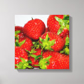 Delicious aardbeien canvas afdruk (Voorkant)