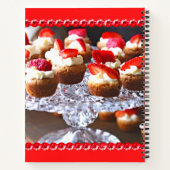 Delicious aardbeien Cupcakes Dessert Recipe Notitieboek (Achterkant)