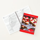 Delicious aardbeien Cupcakes Dessert Recipe Notitieboek (Binnen)