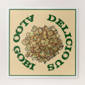 Delicious Aloo Gobi Indian Food Cauliflower Curry Legpuzzel (Horizontaal)