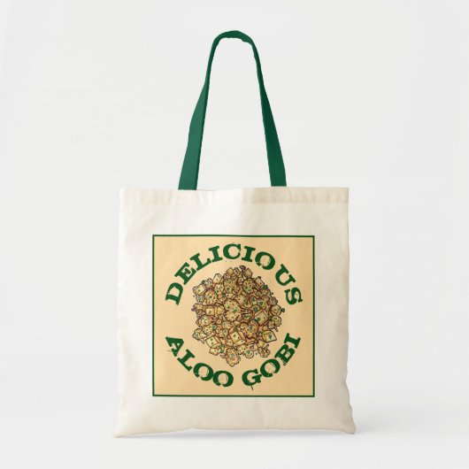 Delicious Aloo Gobi Indian Food Cauliflower Curry Tote Bag (Voorkant)