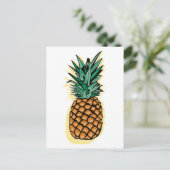 Delicious ananas briefkaart (Staand voorkant)