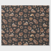 Delicious Assortment of Chocolate Trees Cadeaupapier (Vlak)