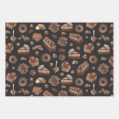 Delicious Assortment of Chocolate Trees Inpakpapier Vel (Voorkant 3)