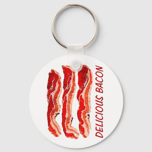 Delicious Bacon Sleutelhanger (Voorkant)