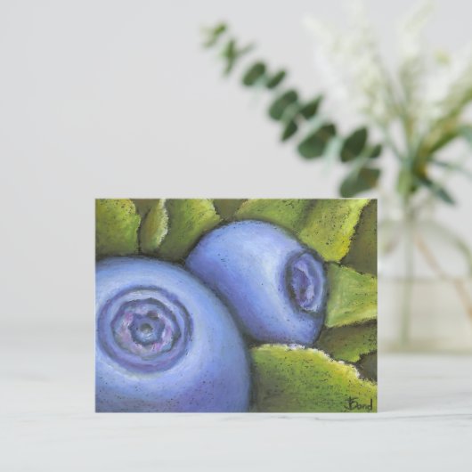 Delicious Blueberries Briefkaart (Staand voorkant)