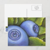 Delicious Blueberries Briefkaart (Voorkant / Achterkant)