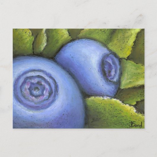 Delicious Blueberries Briefkaart (Voorkant)