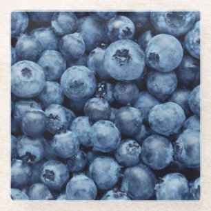 Delicious Blueberries Glazen Onderzetter