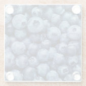 Delicious Blueberries Glazen Onderzetter (Achterkant)