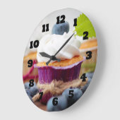 Delicious Blueberry Cupcake met hipped Cream Grote Klok (Hoek)