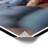 Delicious Blueberry Cupcake met hipped Cream Poster (Hoek)