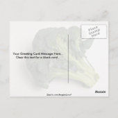 Delicious Broccoli Briefkaart (Achterkant)