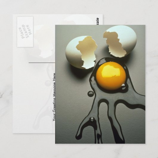 Delicious Broken egg Briefkaart (Voorkant / Achterkant)